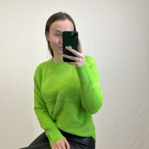 Alpaka sveter zelený Alpaka svetre Woman Style