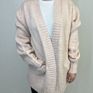 Pletený sveter marhuľový