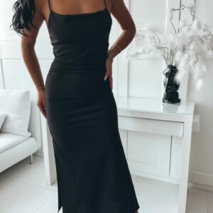 Eleganté šaty čierne Bestseller Woman Style