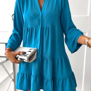 Šaty Leona – modré Bestseller Woman Style
